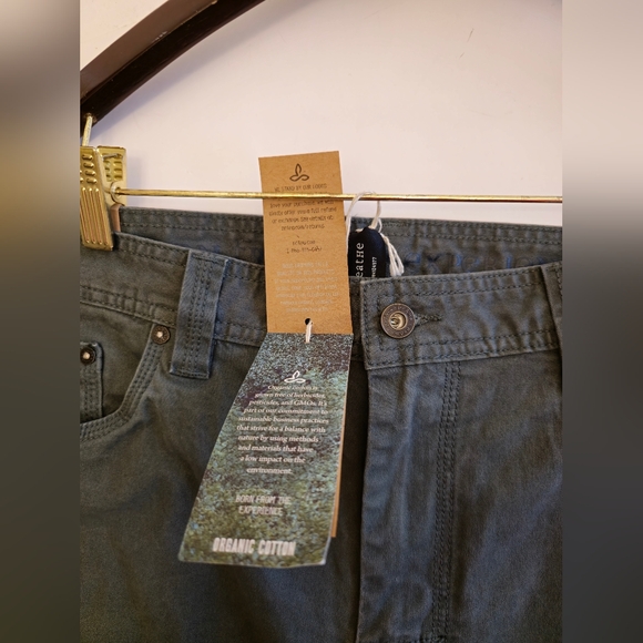 NWT Prana Men's Bronson Organic Cotton Shorts Green 11" Inseam 40 Waist - Picture 13 of 17